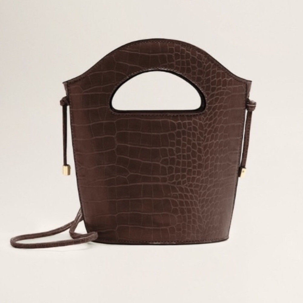 mango croc bag